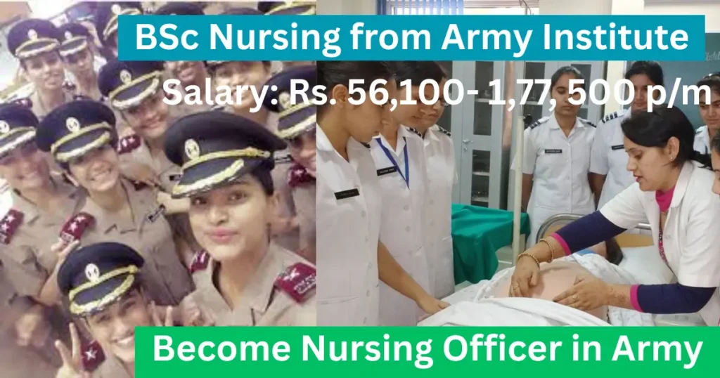 Nursing Officer in Army