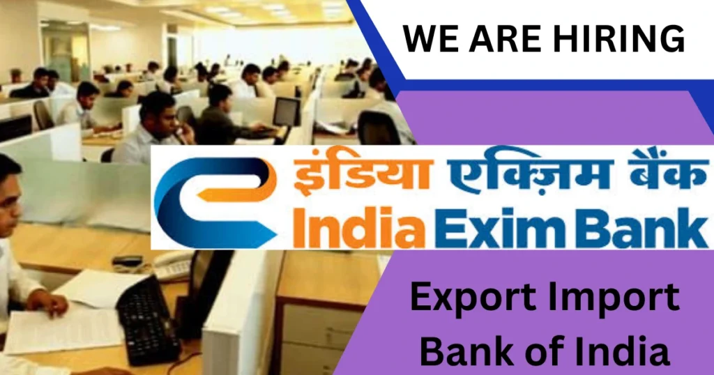 EXIM Bank of India Jobs