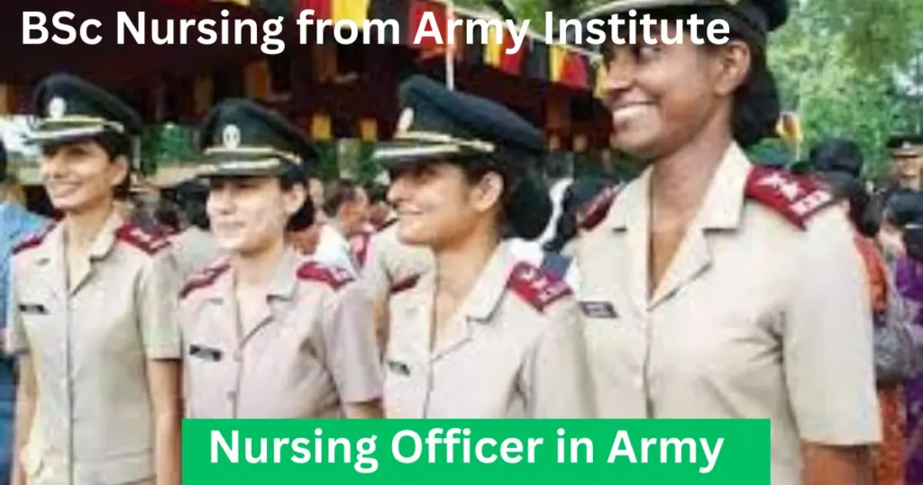 Nursing Officer in Indian Army
