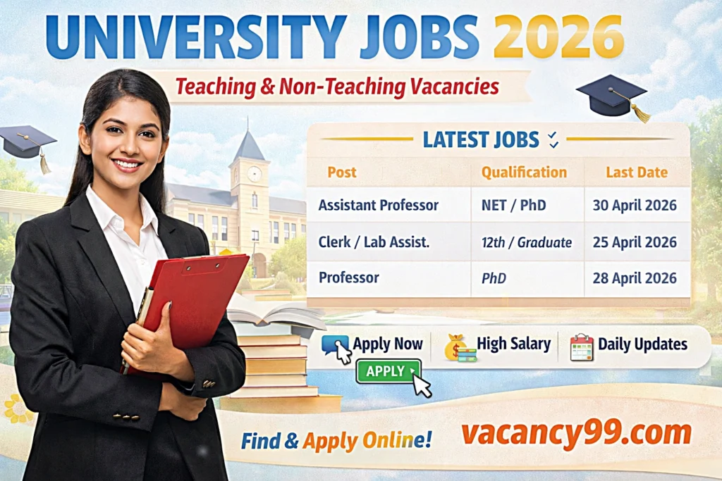 University Job Teaching & Non-Teaching