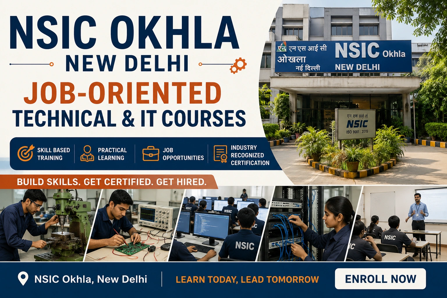 NSIC Okhla, New Delhi: Job-Oriented Technical & IT Courses